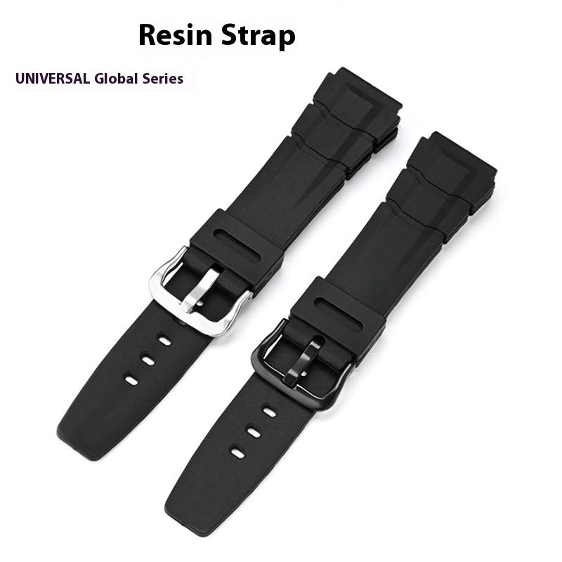 20mm Universal Resin Strap for Casio Stainless Steel Buckle Sport Waterproof Men TPU Replace Band Bracelet Watch Accessories