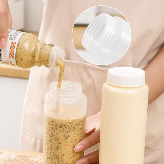 Dávkovač koření Stlačovací láhev na omáčku Velká kapacita Opakovaně použitelná nádoba na koření Dvojitá hlava Kuchyňské náčiní na tekutiny Omáčky