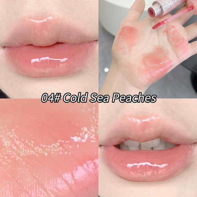 Water Sense Ice Translucent Color Lip Gloss Mirror Water Light Toot Lips Appear Tender Pure Water To Hold Makeup Lip Glaze