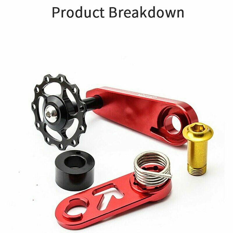 Eingang-Gang Faltrad Kettenspanner Fahrrad Eingang-Gang Kettenführung Umbau Crimp Kettenfänger Anti-Drop