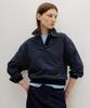 Leumeme French Stripe Pique Top Navy