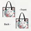 Bohemian Moon Flower Print Tote Bag Fashion Casual Large Capacity Daily Shopping Shoulder Handbag