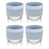 4Pcs Silicone Round Mould For Wine Drink Cocktail Barbecue Home Hiking Holiday Ball Cube Mold Reusable Sphere Ice Maker