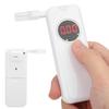 Digital Breath Tester LCD Display Breathalyzer Drunk Driving Analyzer Test Tool W Blow TubeWhite