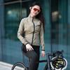 Wosawe Women Windproof Reflective Cycling Jacket MTB Bicycle Long Sleeve Windbreaker Bike Lightweight Windbreaker Suits Sports Coat Slim Tights