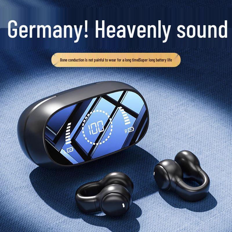 Bluetooth 5.4 Ear-clip Wireless Sports Earphones with Long Standby