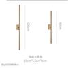 Modern Simple Linear Tube Wall Lamp LED Up Down Background Opposite Wall Light LED Bedside Foyer Corridor Black Gold LED Sconce