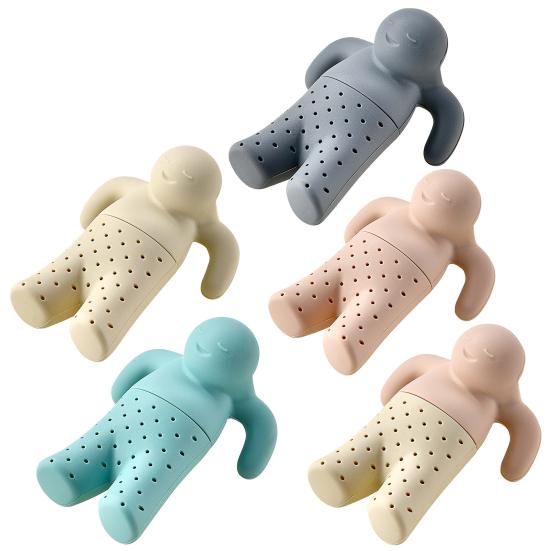 Silicone Tea Filter Hanging Tea Strainer Reusable Tea Infuser Unique Tea Brewing Tool for Home Restaurant Outdoor Travel