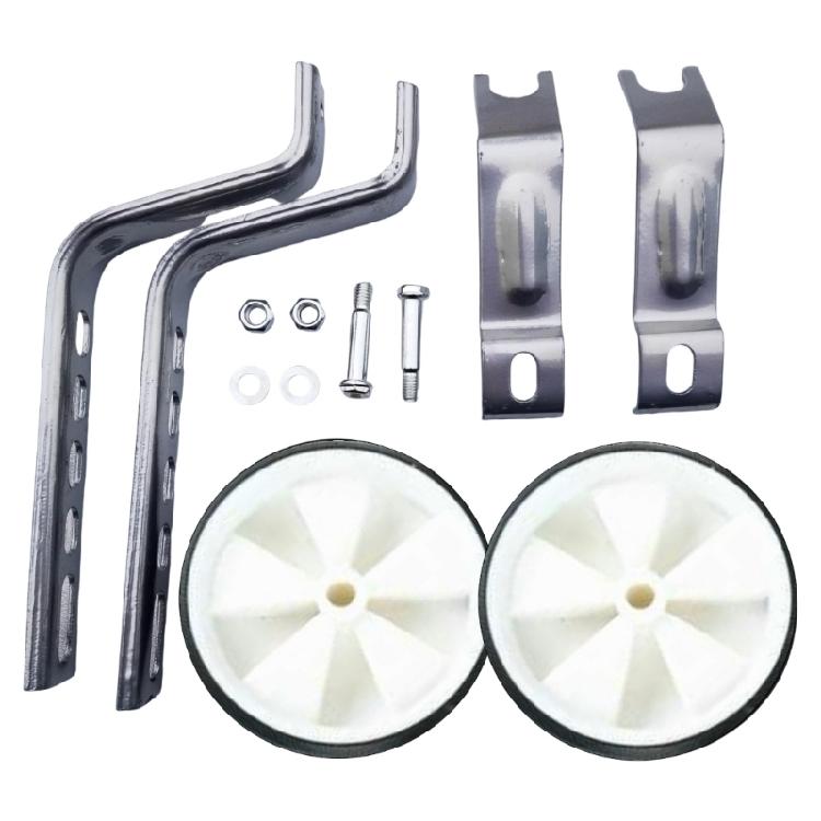 Kids Bicycles Training Wheels Auxiliary Wheel Replacement For 12 To 20Inch Bikes Improve Stabilizers With Metal Brackets