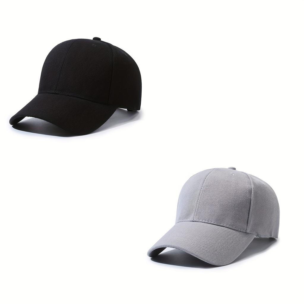 Stylish Curved Brim Baseball Cap - Sun Protection, Adjustable, Lightweight & Stretchy Fabric for Sports & Holiday Occasions