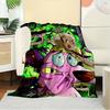 1 Stück Flanell-Kuscheldecke, Gruselig, Cartoon, Mutig, der feige Hund Muster Gedruckte Decke, Warm Gemütlich Weiche Decke für Couch Bett Sofa Auto Aus