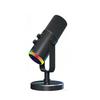 USB Condenser Dynamic Microphone, Laptop Desktop PC Mic with Touch Knob Controls, Volume Echo Adjustment, ENC Noise
