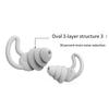 SHGO-2 Pairs Reusable Silicone Ear Protection Ear Protection Earplugs For Travel, Work, Sleeping And Concerts
