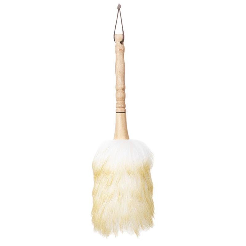 

Professional Grade Long Lambswool Handle Brush for Instrument Cleaning Gentle and Efficient