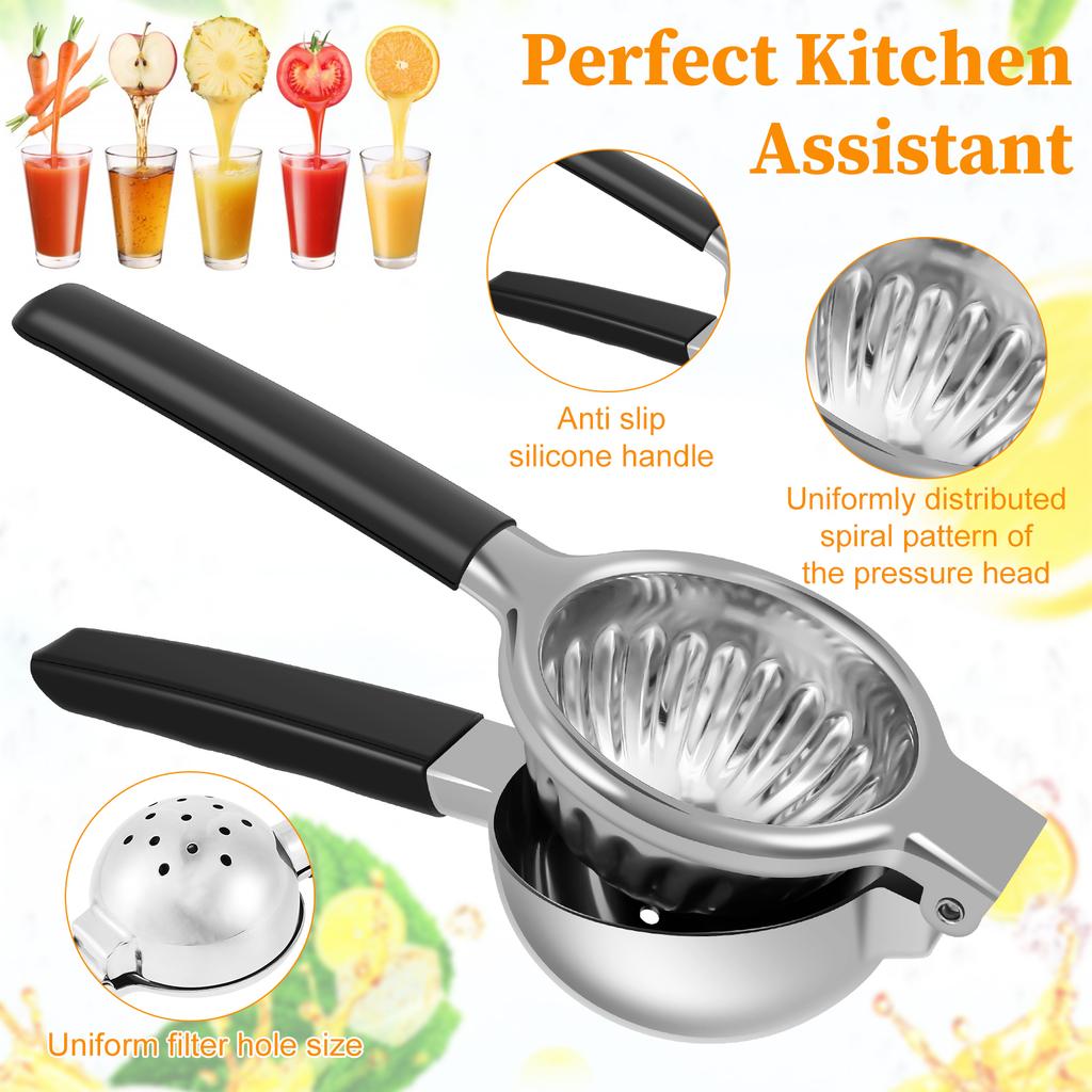 Portable Fresh Juice Presser Fruit Extractor Orange Citrus Lime Lemon Squeezer Hand Press Juicer Lemon Clip Fruit Squeezer