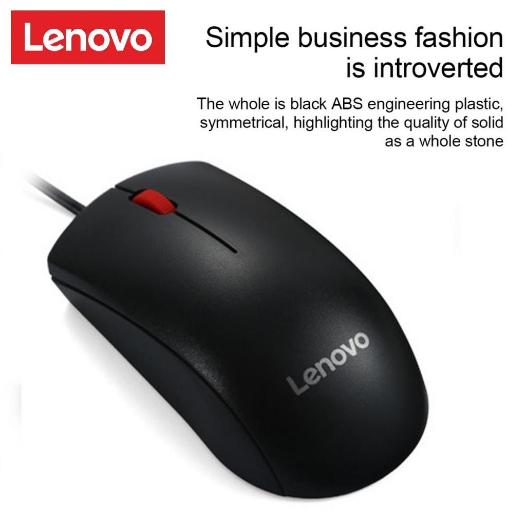 Lenovo Kabelová myš M120 USB 1000 dpi Myš Herní Kancelářský počítač pro stolní notebook