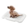 Dog Toilet Training with Mesh Cover, Leak-resistant Training Pet Tray, Regular, Contains Silver Ions, Antibacterial, Ivory