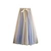 Women's Fashion Color Half Skirt Party Ballet Puff Skirt Mesh Skirt