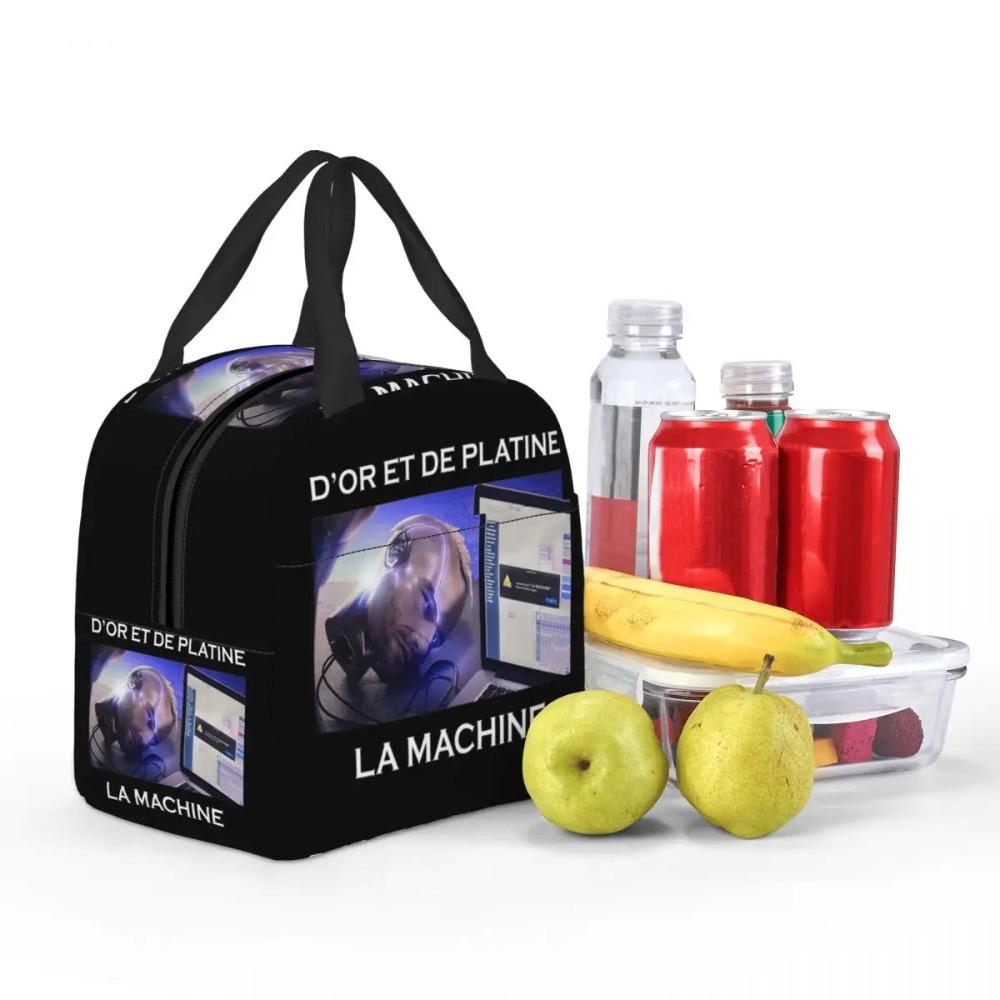Custom Rapper Music Jul Insulated Lunch Tote Bag for Women Portable Thermal Cooler Food Lunch Box Work School Travel