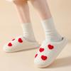 fashion Fashion Women's Slippers Winter Warm Couples Shoes Bath Slippers For Home Anti-Slip Furry Winter Warm Fur Slippers For Women