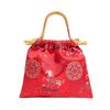 New Chinese Style Chinese Style Handbag, Women's Satin Jacquard Casual Vacation Style, Retro Bamboo Knot Hand-held Cheongsam Bag