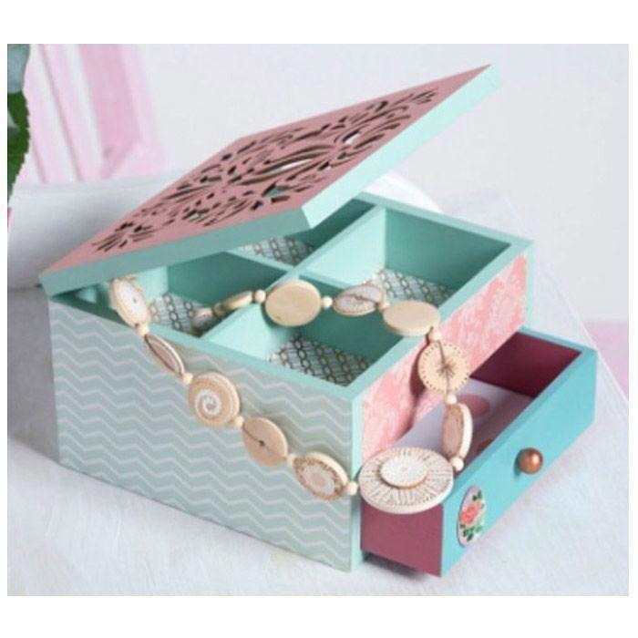 Secret Garden Wooden Jewelry Box