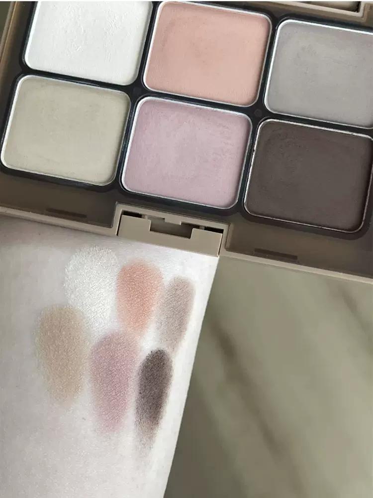 Everbak Eye Shadow Plate Matte Low-Saturated Nude Brown