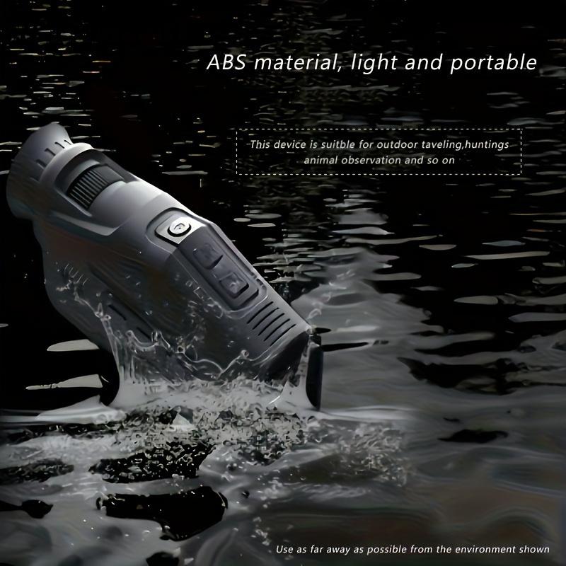 Night Vision Monocular- All-Black Stealth Vision For Outdoor Adventures- HD Photography& Video, Digital Zoom, Rechargeable