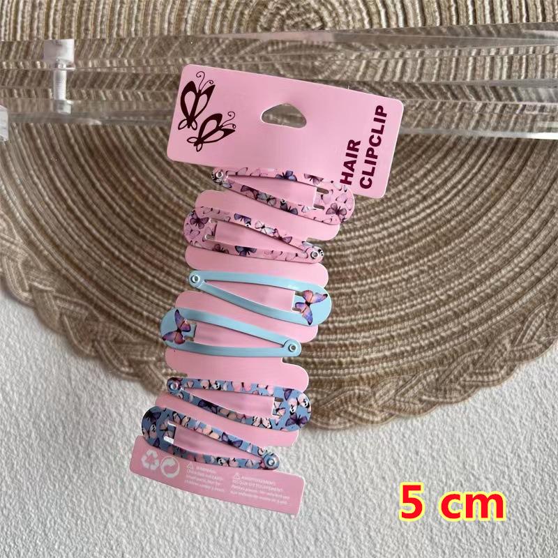 Kawaii Printed BB Clips Hairpins Set Women Children Girls Kid Hair Pins Barrettes Accessories Hairgrips Headdress Ornaments