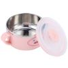Baby Children Bowl Cartoon 304 Stainless Steel Rice Feeding Bowl with Lid Tableware