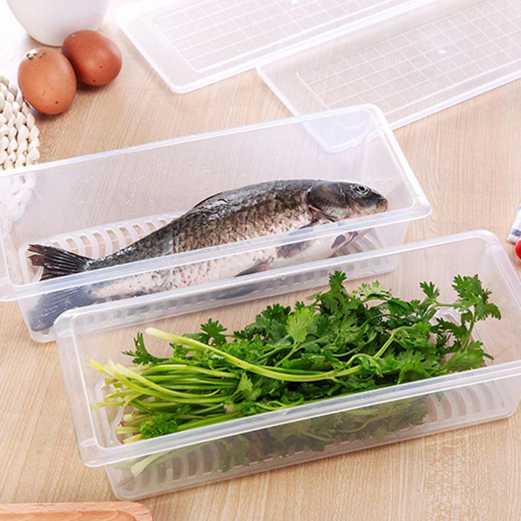 Kitchen Food Fruit Storage Containers Refrigerator Case Plastic Box