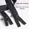 No. 5 Black Nylon Waterproof Invisible Zipper for Outdoor Sportswear Jacket Pocket, Open End