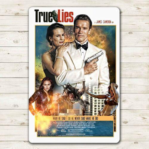 True Lies Movie Metal Poster Tin Sign xcm Collectable PlateAluminum 20x30cm(7.8x11.8inch)