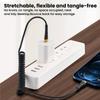 120W 6A Spring Cable Super Charging For Samsung S24 S23 USB C TO USB Type C Cable For iPhone 15 Plus Xiaomi 11 Quick Charger 3.0