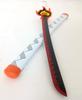 Upgraded Wooden Nichirin Sword, Rengoku Kyojuro, 78cm Short Sword, Demon Slayer, Cosplay, Interior Decoration, Japanese Sword, Katana, Weapon, S839