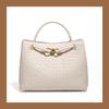 Elegant High-Capacity Hand-Woven Shoulder Bag for Women