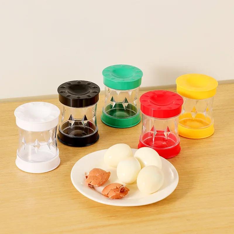 Sgusciatrice per Uova a Manovella Automatica Domestica Apri Uova Strumento Completamente Automatico Piccoli Gadget da Cucina per Uova Sode