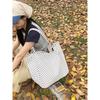 New Korean Style Ins Retro Polka Dot Crossbody Bag Large Capacity Shoulder Bag College Student Daily Bag