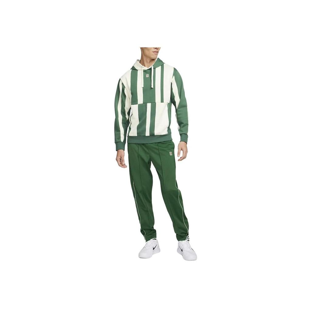 Nike Court Heritage American Vintage Color Block Quick-Dry Casual Hoodie Men Hoodies Canyon-Green FD5395-341