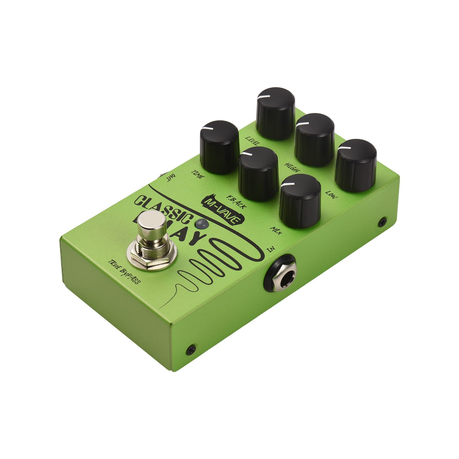 

BCDYH For M-VAVE Guitar Delay Effect Pedal with LevelHighLowTimeF.BackMix, 2-Band EQ and Volume Gain, True Bypass, DC 9V, 6.35mm InputOutput