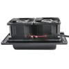 Super Silent Side Air Ventilation Exhaust Fans - 12V 25W RV Side Air Vent Port Range Hood With Internal Grid For Caravan Campe