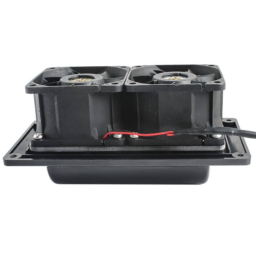 Super Silent Side Air Ventilation Exhaust Fans - 12V 25W RV Side Air Vent Port Range Hood With Internal Grid For Caravan Campe