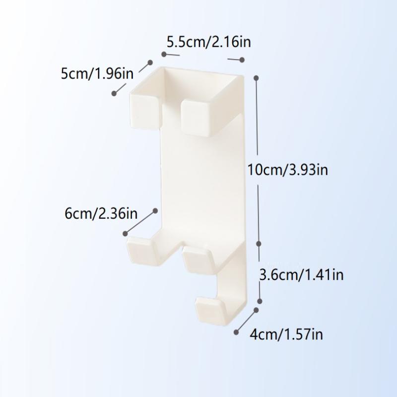 1Pcs Hair Curler Straightener Holder Wall Mounted Dryer Comb Organizer Punch Free Rack Bathroom Home Accessories Storage