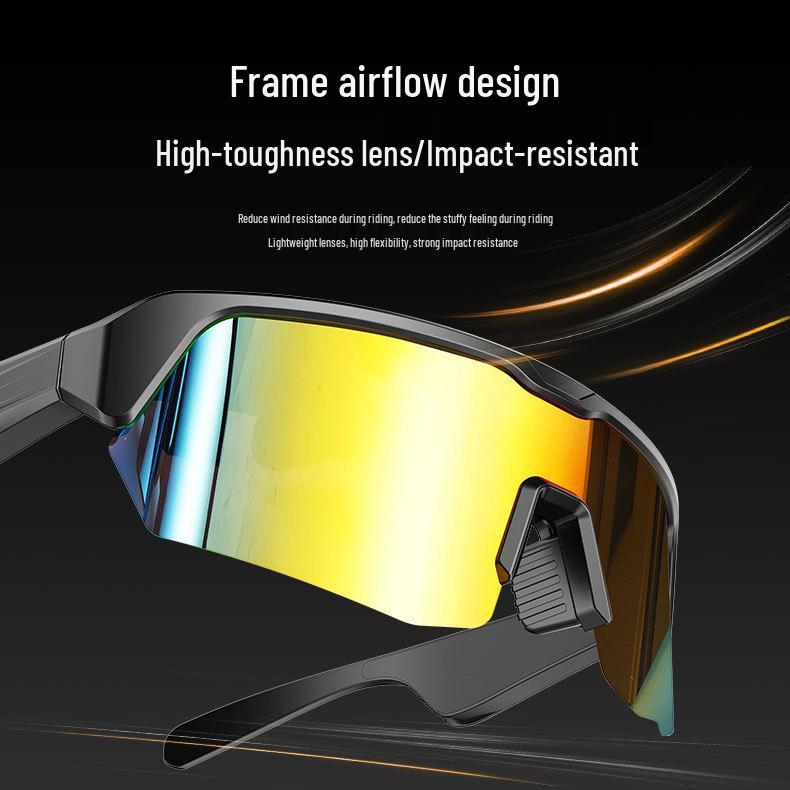Multifunctional Bluetooth Smart Glasses: Anti-Blue Light, Outdoor Cycling, Three-in-One Sunglasses