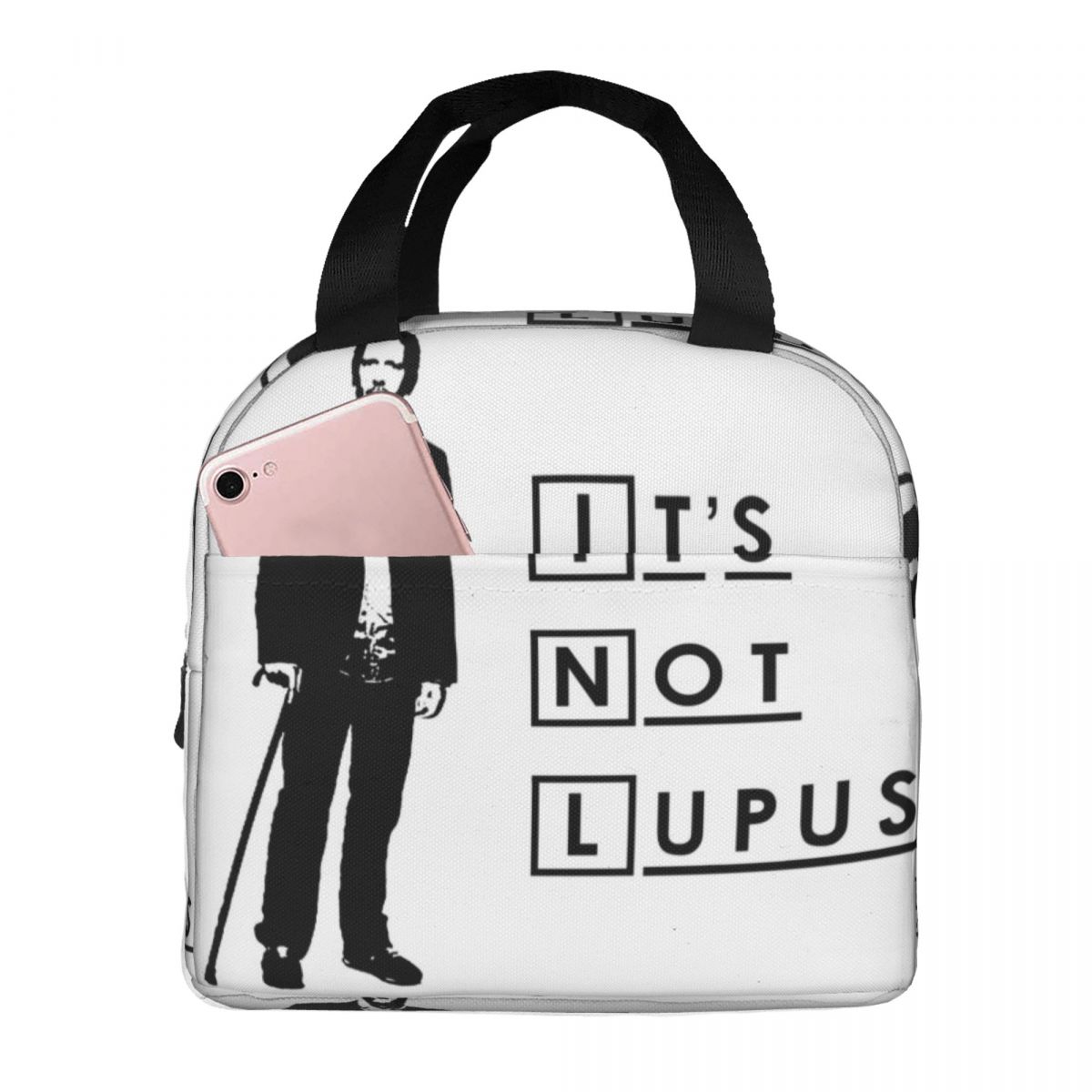 Dr House - It s Not Lupus Insulated Lunch Bag for Kids School Cooler Thermal Food Box Tote Portable Lunch Boxes Container One Size