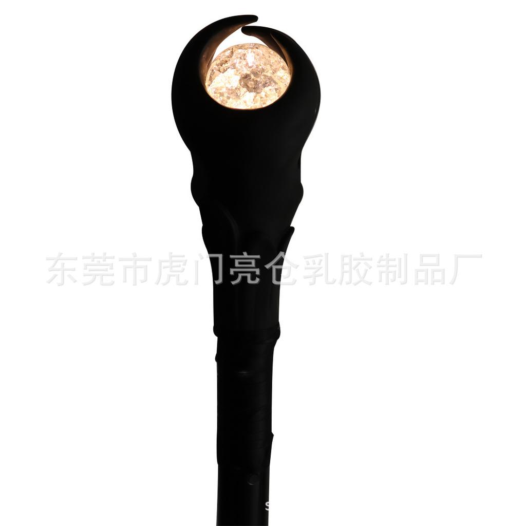 Sleeping Beauty2Prop Wand Black Witch Marifisen Queen's Scepter Performance Headgear Halloween mask