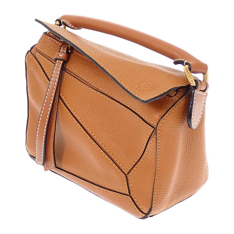 LOEWE  A510P88X60 Shoulder Bag Brown Calfskin Women