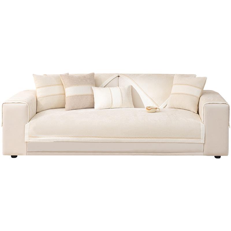 Light Luxury High-End Sofa Cushion Universal In All Seasons  New Seat Cushion Non-Slip Chenille Sofa Cover Cross-Border