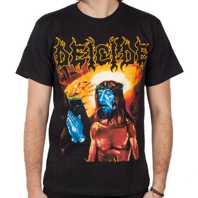 Hot Deicide Band Graphic Cotton T-shirt Unisex Summer Short Sleeve Fashion Brand Tee Luxury Casual Vintage Retro Top
