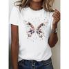 European Size European Size T-Shirt for Women - Comfortable Classic Fit, Soft And Breathable, Ideal for Everyday Use, Classic Crew Neck Design